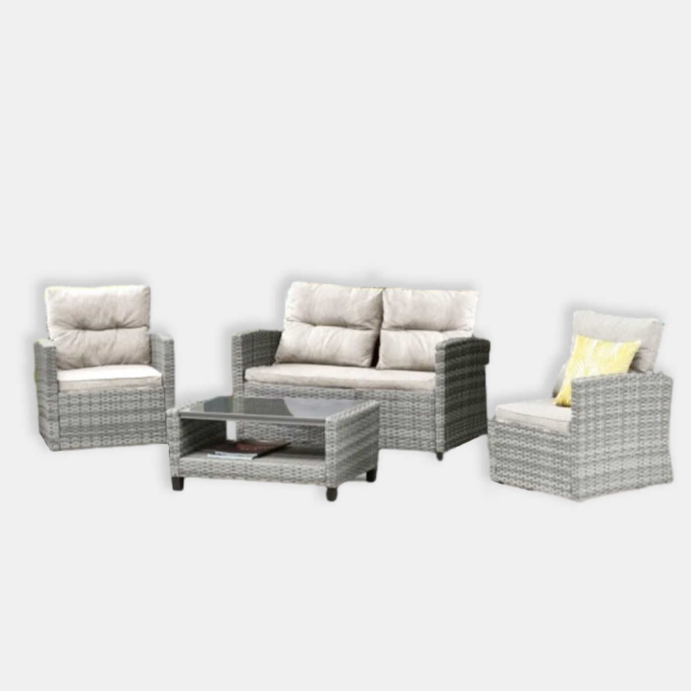 Комплект плетеной мебели с диваном AFM-804 (4 персоны)