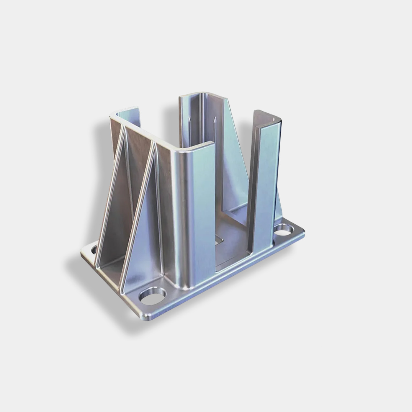 Кронштейн для заборного столба прямого с анкерами POLIVAN JIMBARAN