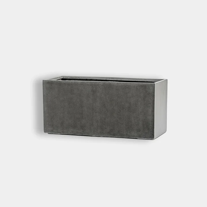 Кашпо Effectory Beton Низкий прямоугольник