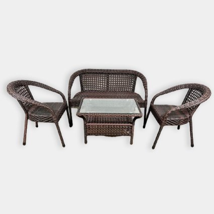 картинка DECO Комплект плетеной мебели (4 персоны)