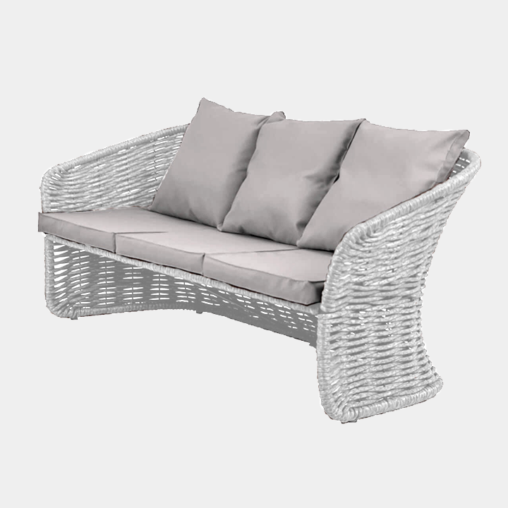 NOVA Диван плетеный 3-местный